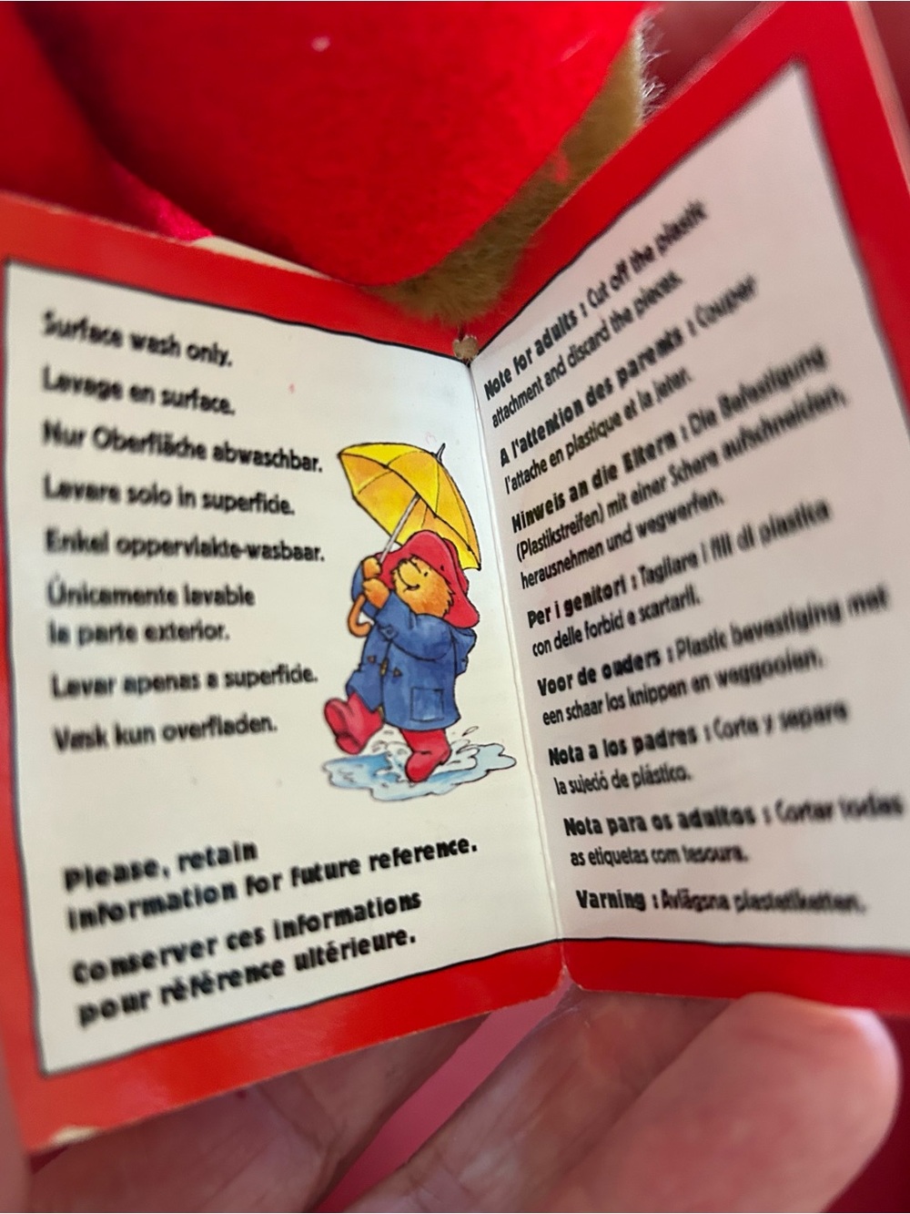 2003 Vintage Paddington Bear, Wanted on Voyage - Picture 6 of 12